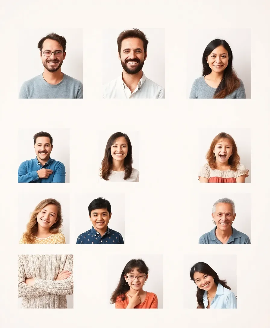25 Stunning Family Poses That Will Make Your Photos Unforgettable (You’ll Love #12!) - 14. The Individual Portraits