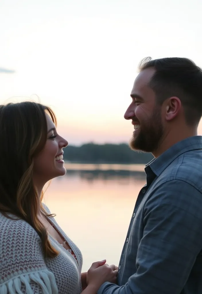 21 Stunning Couple Poses That Will Make Your Photos Unforgettable! - 20. The Emotional Moment
