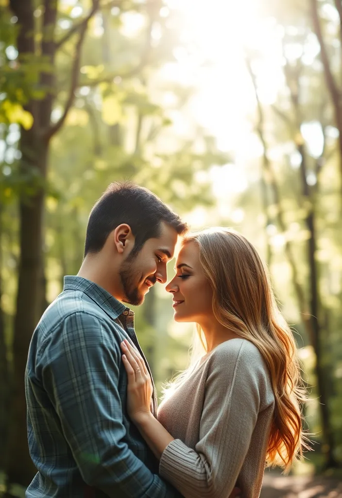 21 Stunning Couple Poses That Will Make Your Photos Unforgettable! - 8. The Intimate Forehead Rest