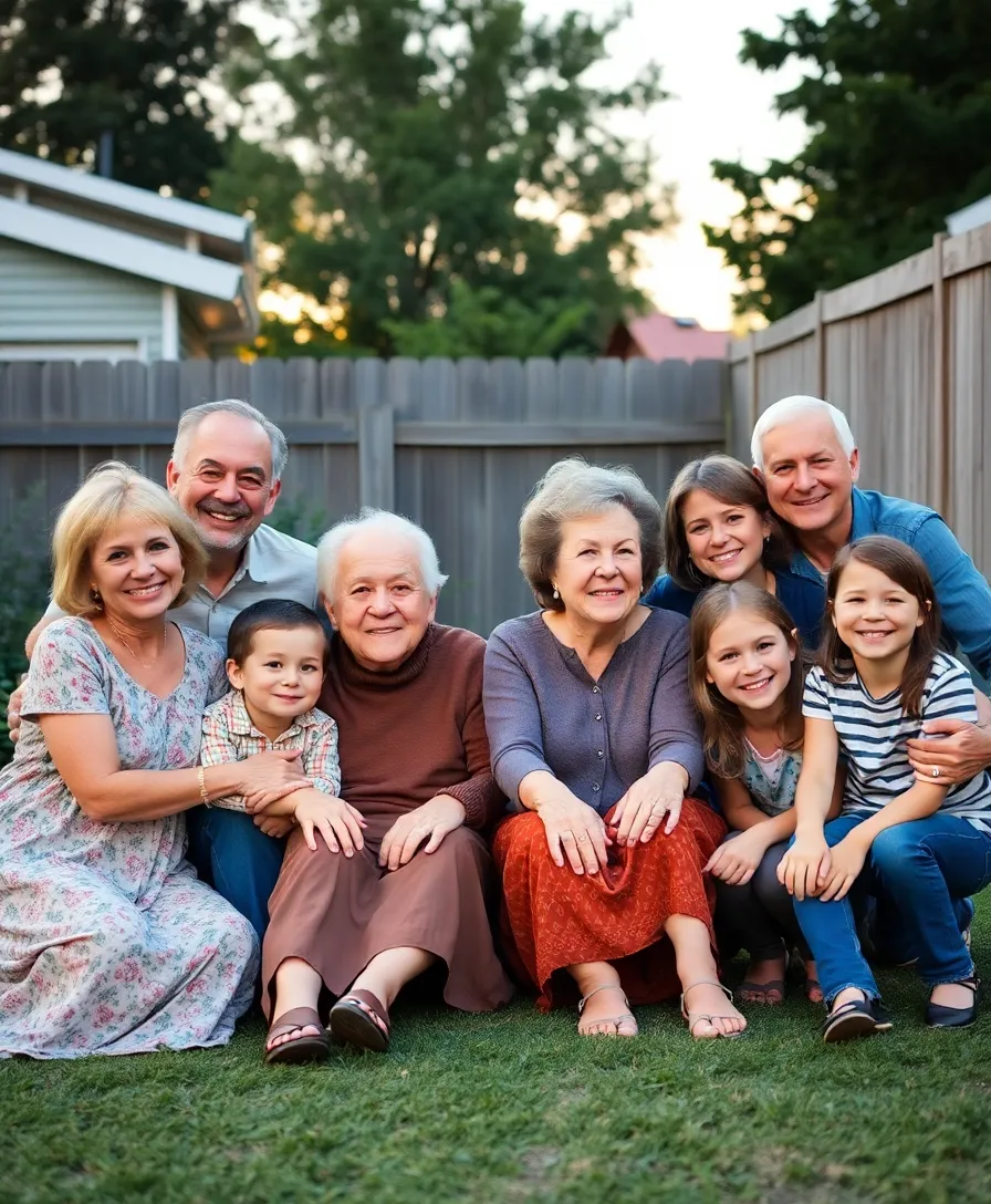 25 Stunning Family Poses That Will Make Your Photos Unforgettable (You’ll Love #12!) - 10. The Generational Portrait
