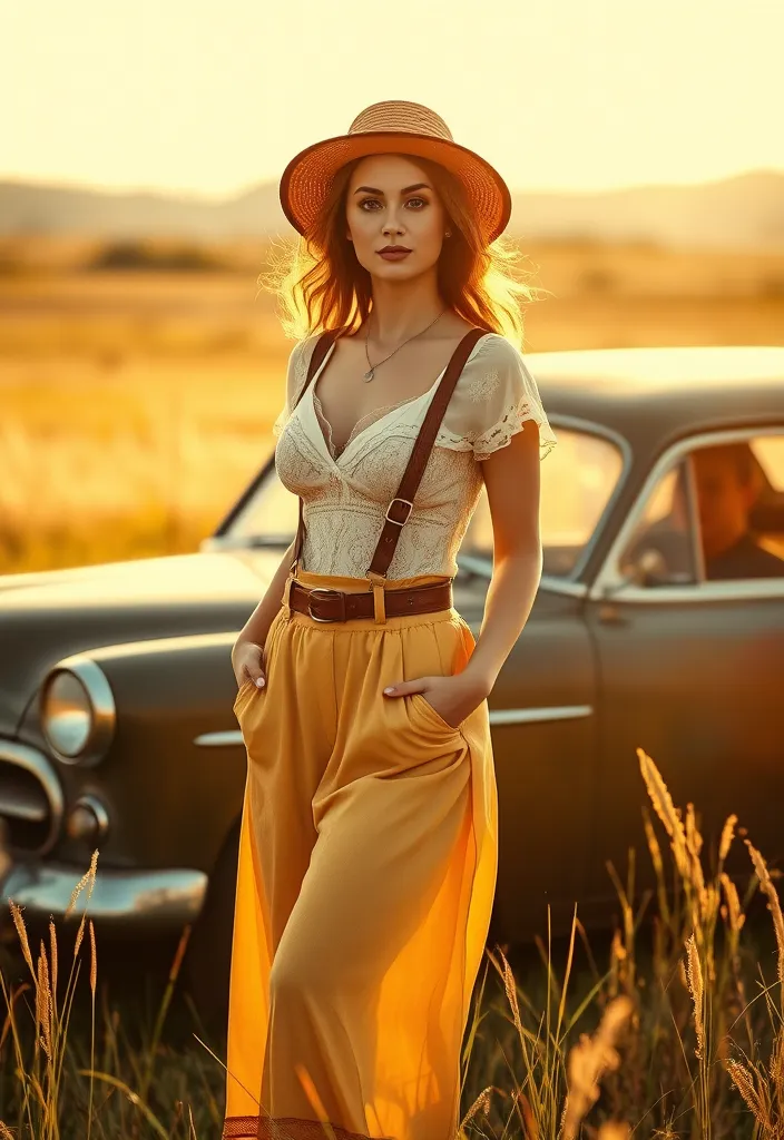 21 Stunning Photography Poses for Women That Will Transform Your Portraits (Don't Miss #13!) - 15. The Vintage Vibe