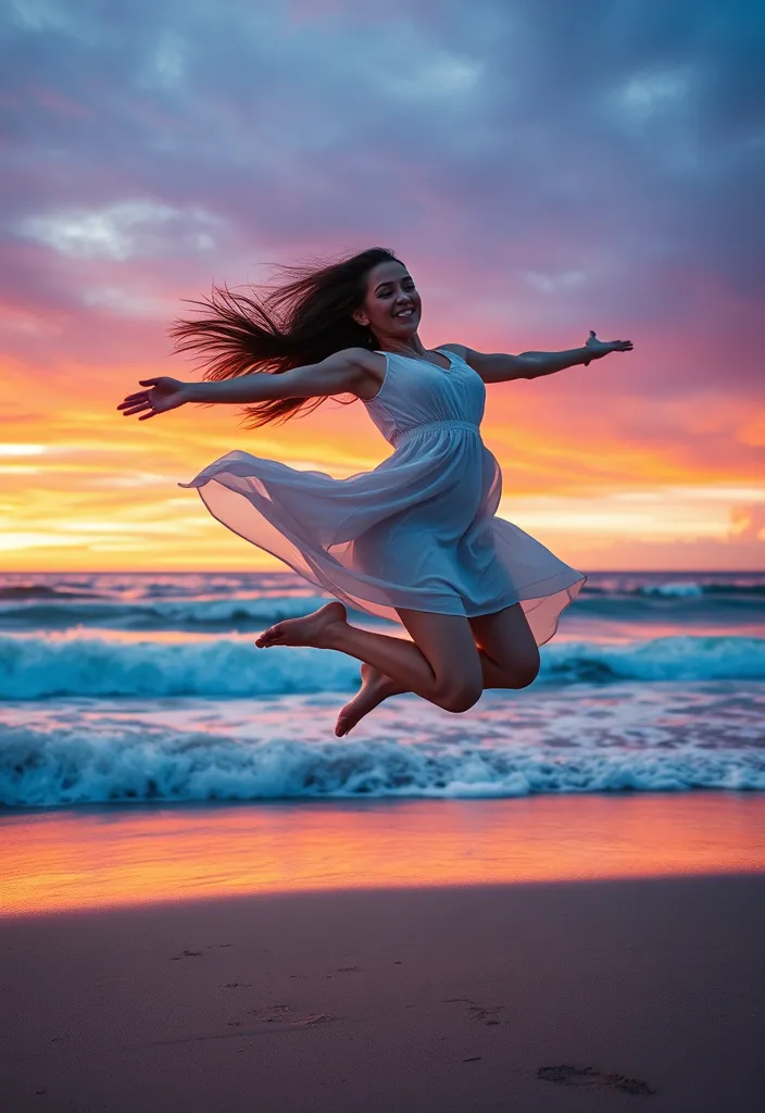 21 Stunning Photography Poses for Women That Will Transform Your Portraits (Don't Miss #13!) - 3. The Action Shot