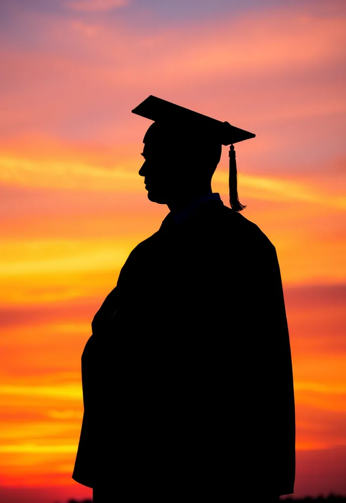 21 Graduation Photography Poses That Will Make Your Friends Jealous! - 11. The Silhouette Shot