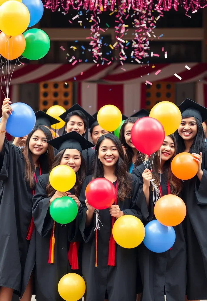 21 Graduation Photography Poses That Will Make Your Friends Jealous! - 17. The Celebration Pose