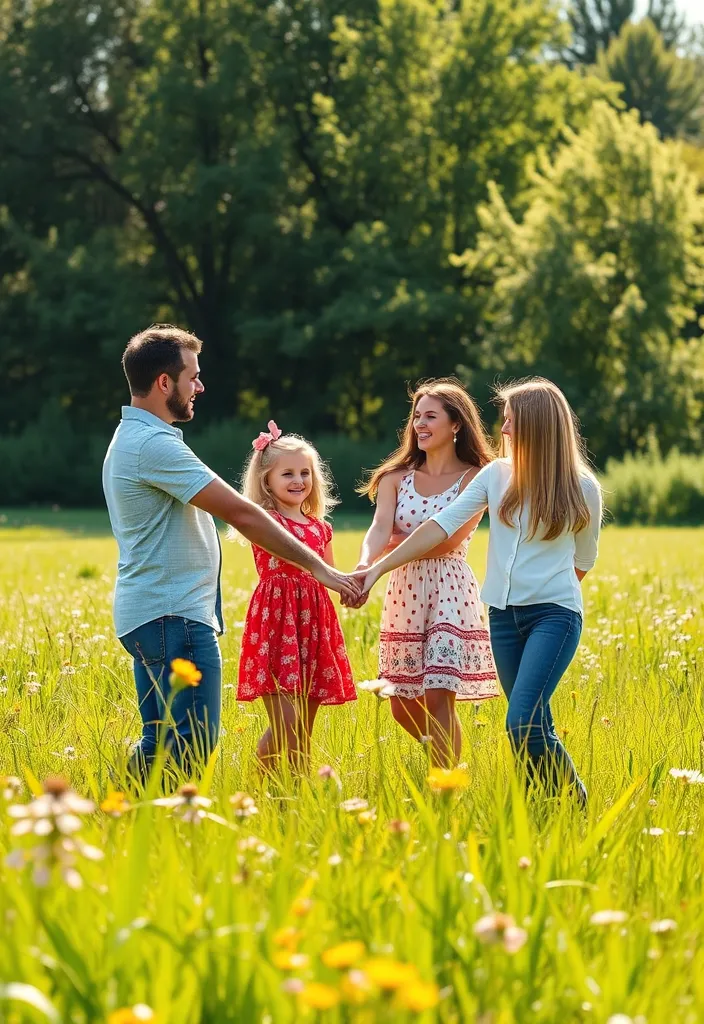 21 Family Poses with Older Children That Will Make Your Photos Unforgettable! - 21. The Togetherness Pose
