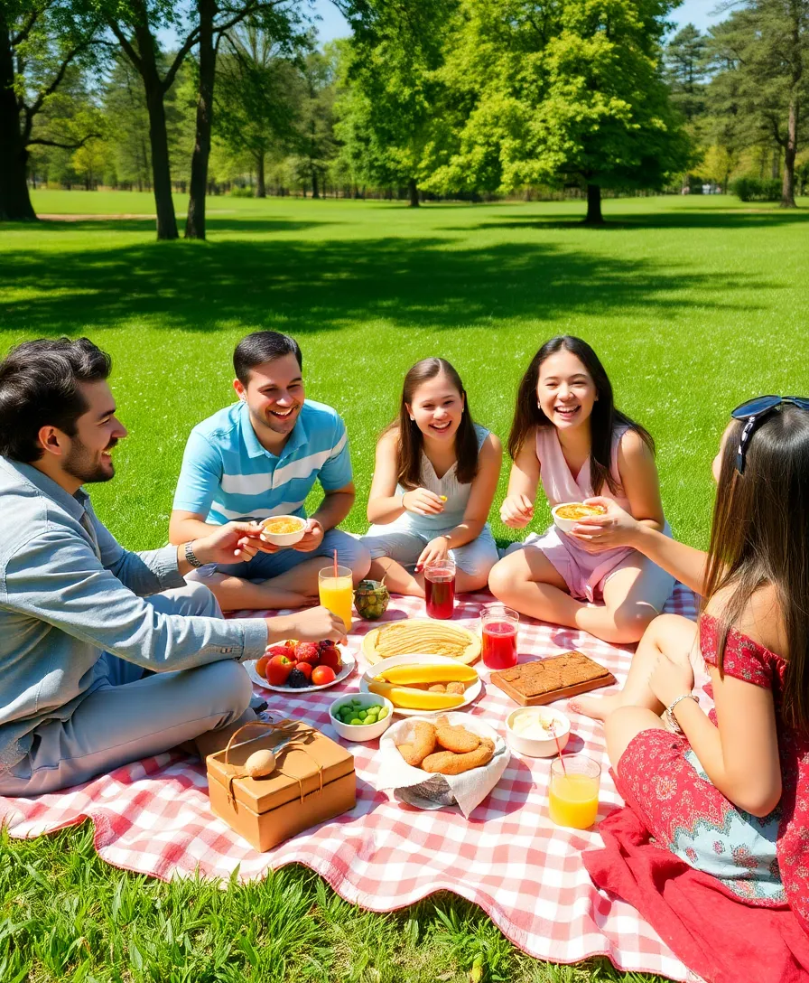 25 Stunning Family Poses That Will Make Your Photos Unforgettable (You’ll Love #12!) - 13. The Family Picnic