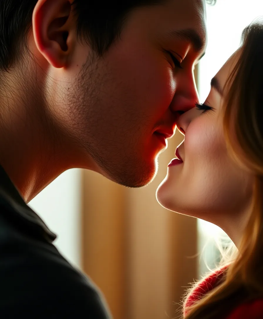 25 Stunning Couple Photography Poses That Will Melt Your Heart (You Won't Believe #14!) - 22. The Close-Up Kiss
