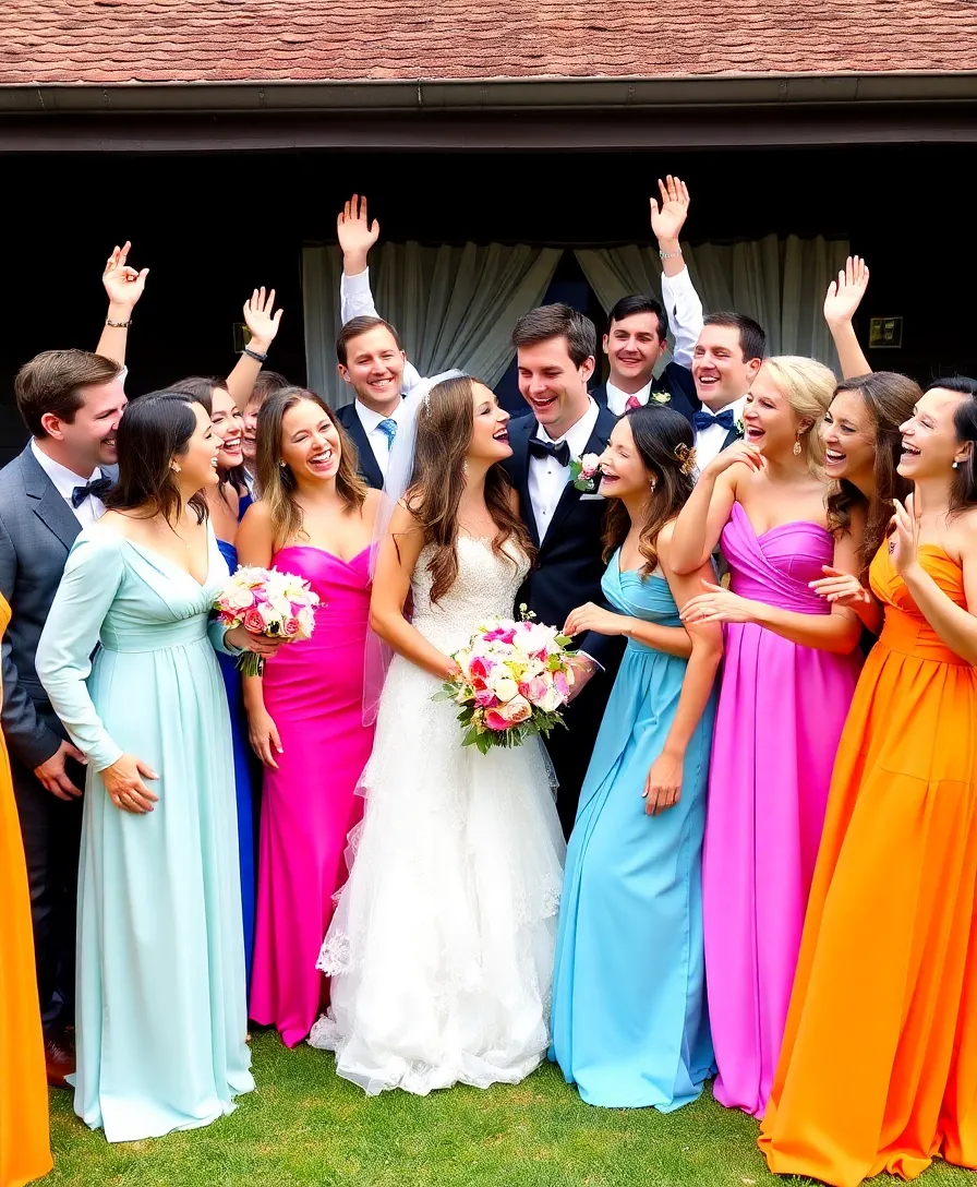 22 Wedding Photography Tips for Perfect Bride and Groom Poses (You’ll Thank Us Later!) - 17. Incorporate the Wedding Party
