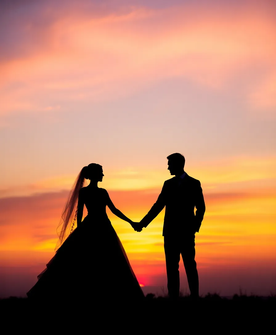 22 Wedding Photography Tips for Perfect Bride and Groom Poses (You’ll Thank Us Later!) - 16. Try Silhouette Shots