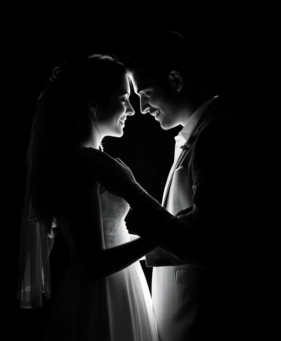 22 Wedding Photography Tips for Perfect Bride and Groom Poses (You’ll Thank Us Later!) - 14. Experiment with Black and White