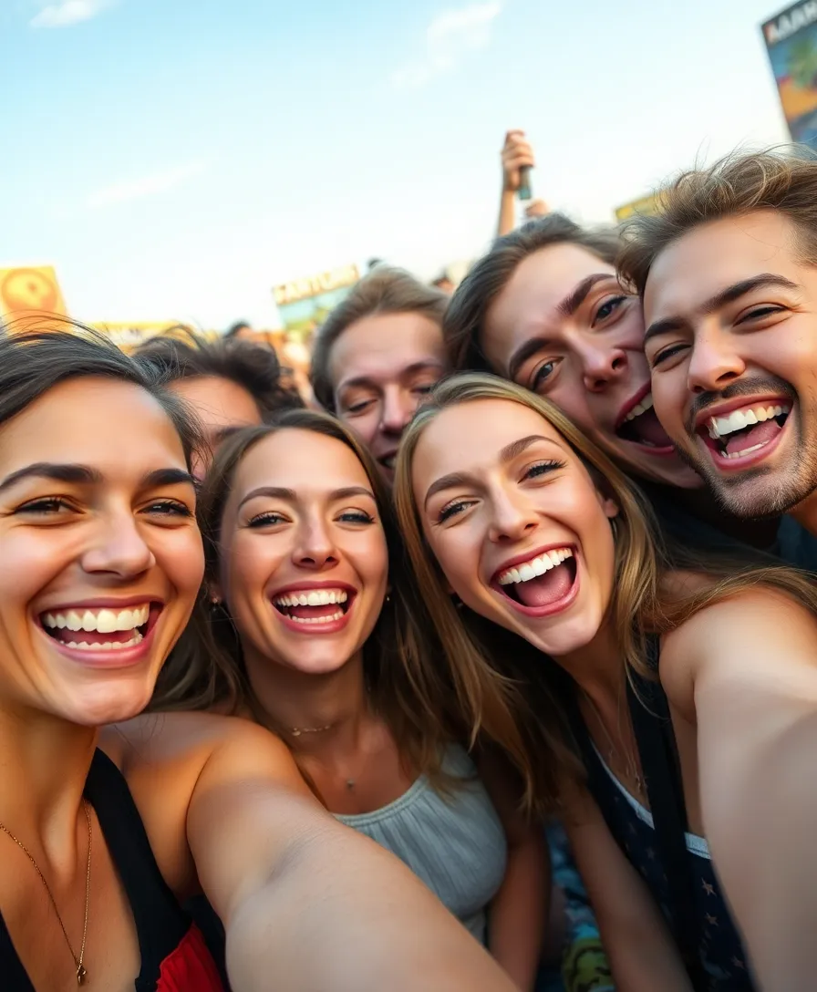 25 Fun and Creative Poses with Friends That'll Make Your Photos Pop! (You Won't Believe #12!) - 21. The Group Selfie